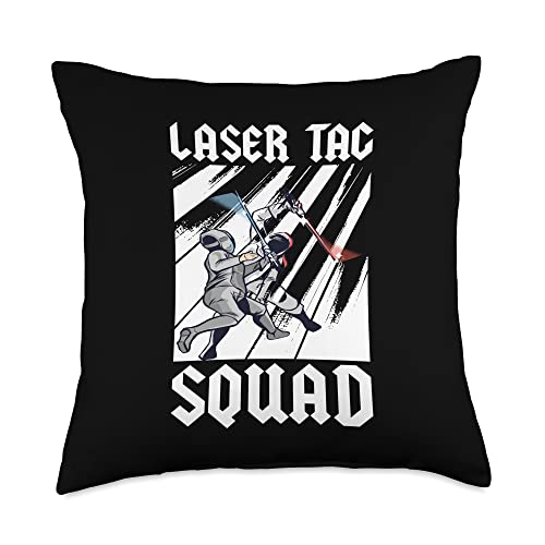Laser Tag Squad - Kids & Adults Equipment Laser Tag Throw Pillow