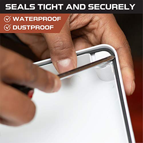 Iron Forge Cable Outdoor Electrical Box Weatherproof, 10 X 8 Inch Junction Box, Waterproof Enclosure Plastic Box With Cover For Electronics, Large Electical Boxes #TOP2