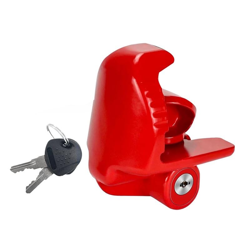 2 cerraduras de enganche remolque con llaves, tamaño que se adapta a 1-7/8 2-5/16, acoplador bloqueo bola pulgadas, lengüeta ajustable