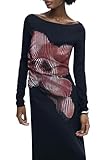 Desigual Camy Robe, Noir, Large Femme