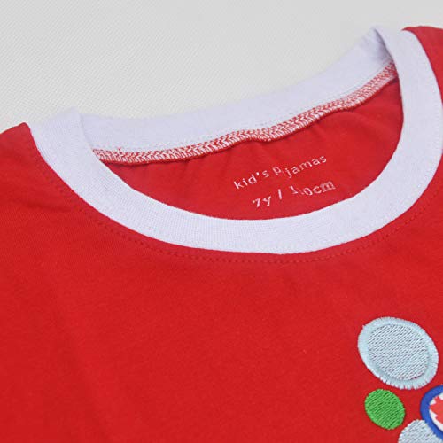 Tphon Girls Christmas Pajamas Toddler Boy Kids Holiday Pajamas Set Santa PJS Winter Sleepwear Children Clothes(Size 2T-12Y)3