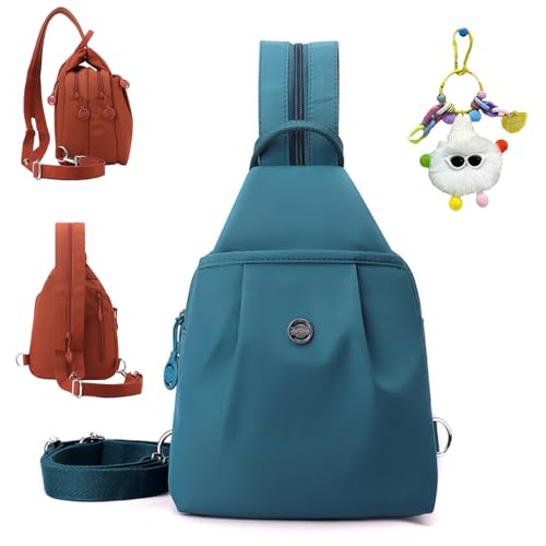 Waterproof 2-Way Commuter Bag, Lightweight Large Capacity Oxford Shoulder Bag for Women, Shoulder & Crossbody Modes