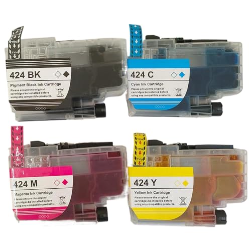 Cartouche d'encre LC424 compatible DCP J1200DW pack de 4