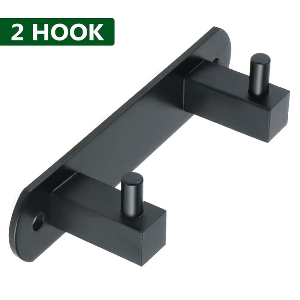 Set di 2 ganci appendiabiti rotondi in acciaio inox, finitura oro spazzolato, montaggio a parete per l'ingresso della camera da letto | Leroy Merlin