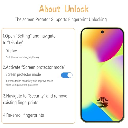 Image of AOKUMA Screen Protector for Google Pixel 10 /10 Pro Tempered Glass, 3 Pieces, Glass Compatible with Google 10 /10 Pro /Pixe 11 /11 Pro Screen Protector, Premium Glass Film with 9H Hardness, Anti-Scratch