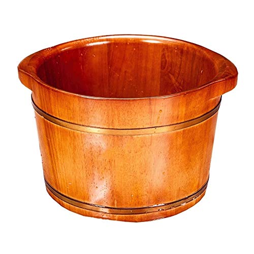 Katzowen cubeta de madera para baño de pies spa