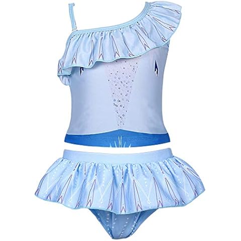 Jurebecia Princess Two Piece Swimsuit for Girls Cover