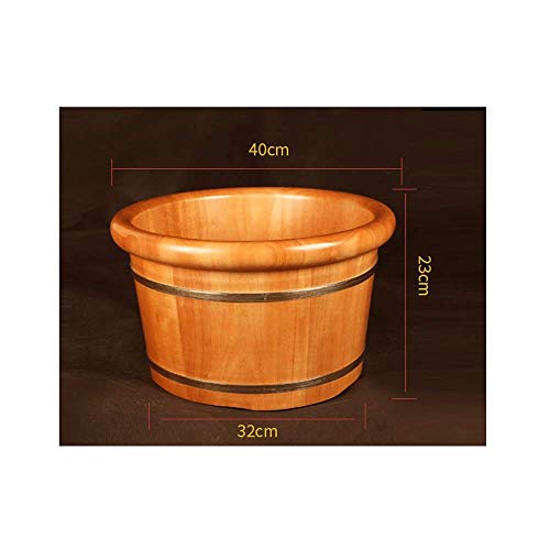 Bañera para pies de madera natural y duradera miniatura 7
