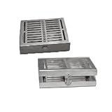 cassette esterilizacion Pack de 5 comdent 28 – 2416 – 5 bandeja de cassette esterilización para 5 instrumentos, 185 x 70 x 35 mm