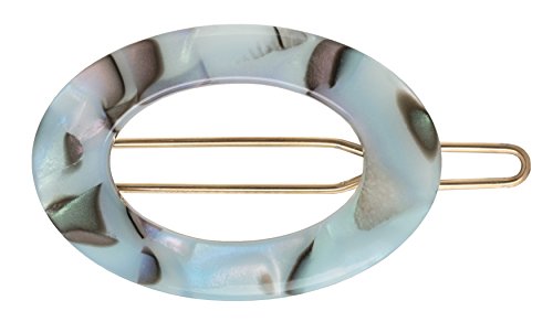 France Luxe New Cutout Oval Tige Boule Barrette - South Sea