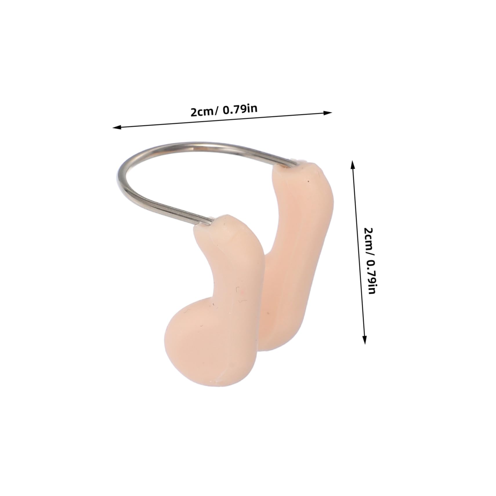 TOYANDONA Clip De Nariz De Natación Etiqueta Tapón Nasal para Nadar Pinza para Proteger La Nariz Tapones Nasales para Nadar Pinzas Nasales para Nadar Beige
