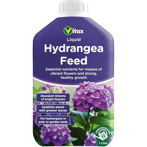 Hydrangea Feed – 1L Liquid Plant Fertiliser for Vibrant Blooms & Healthy Growth | Enriched Plant Food for Acid-Loving Shrubs | Ideal for Pots & Borders