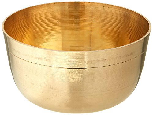 Tibetan Buddhist Altar Setting Metal Offering Bowls (Solid Brass Alloy)