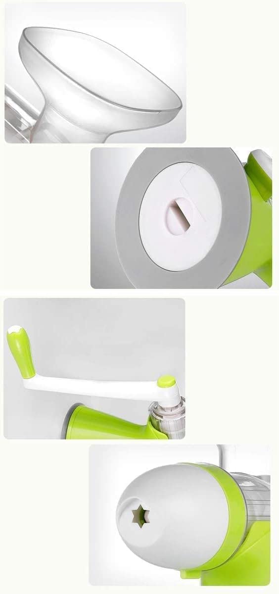 Gelatiere Automatico Domestico, Piccolo spremiagrumi Manuale Portatile, Uso Domestico