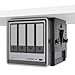 PUTORSEN Under Desk Mini PC Mount NAS Mount Bracket Holder, Height and Width Adjustable CPU Holder for Mac mini Desktop Computer, Mini PC, Small Form Factor Desktop Tower