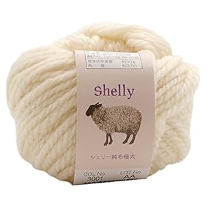 元廣(Motohiro) スキー 手編み毛糸 シェリー純毛極太(10玉セット) Col.3001" 