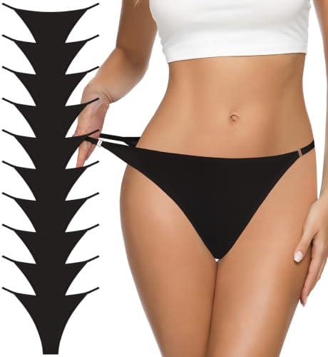 Image of Eiggam Women's Cotton Bikini Panties,High-Cut Full Coverage Stretch Cool Underwear for Women