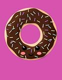 cute chocolate babies  Cute Chocolate Donut Notebook