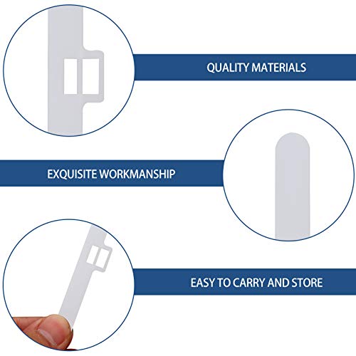 DOITOOL 100 Pcs Vertical Blind Repair Poupadores de Palhetas Verticais de Plástico Grampos de Repara