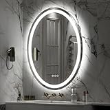 SMIROR 28x36 Oval LED Bathroom Mirror, Lighted...
