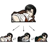 Wetsynt Anime Car Sticker 3D Holo Anime Sticker Waterproof Car Decal Peeker Anime Stickers for Car Computer Laptop Skateboard Anime Accessories(WA-02),WETS-A-02
