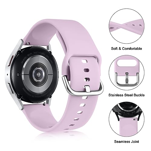 2 Pack Kids Replacement Bands Compatible with Gabb Watch 3 2 1/ Gizmo Watch 3 2 1/T Mobile SyncUP Watch, Waterproof Silicone 20mm Wrist Strap for Kids Boys Girls (Light Purple/Pink)