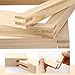 Hotop 6 Set Stretcher Bars for Needlework 6 Size Wooden Canvas Stretcher Bars for Needlepoint Embroidery Stitch Frame Set Bundle with Crafts