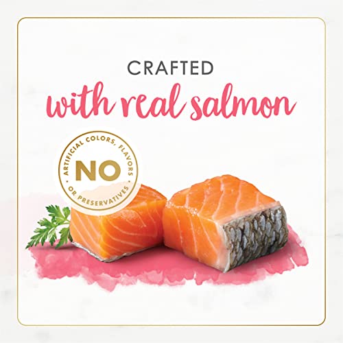 Image of Purina Fancy Feast Grain Free Pate Wet Kitten Food Gourmet Naturals Wild Alaskan Salmon Recipe - (Pack of 12) 3 oz. Cans