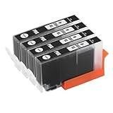 Remplacer: HP 364XLPBk Go Inks 4 Cartouches d\'encre Photo Noire pour remplacer HP 364PBk (XL Capacité) Compatible/Non-OEM pour HP Photosmart Imprimantes