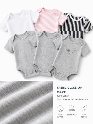Image of TuddyBuddy 100% Cotton Multi Color Romper /Bodysuit /Onesies for Baby Boy - (Pack of 4 Half Sleeves, Graphic Printed Rompers for Baby Boy)