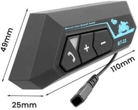 Intercom Bluetooth Kask Kulaklık Motosiklet Kulaklık 5.0 Bluetooth