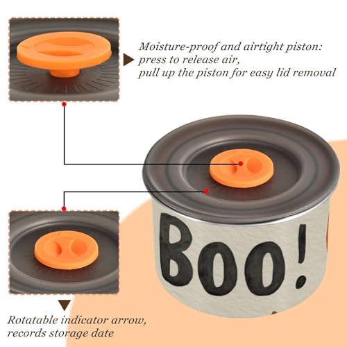 Contenedor hermético acero inoxidable 900ml para café miniatura 4