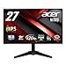 Acer Nitro ゲーミングモニター 27インチ ワイド フルHD 非光沢 IPS 120Hz 1ms(VRB) sRGB 99% AdaptiveSync ブラックブースト HDMI 1.4 DisplayPort1.2 スピーカー内蔵 ヘッドフォン端子 VESAマウント対応 ゼロフレームデザイン QG271Gbmipx