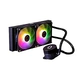 「Cooler Master MasterLiquid 240L Core ARGB LGA1700 / AM5対応 240mmラジエーター搭載 簡易水冷 CPUクーラー MLW-D24M-A18PZ-R1 FN1927」の画像