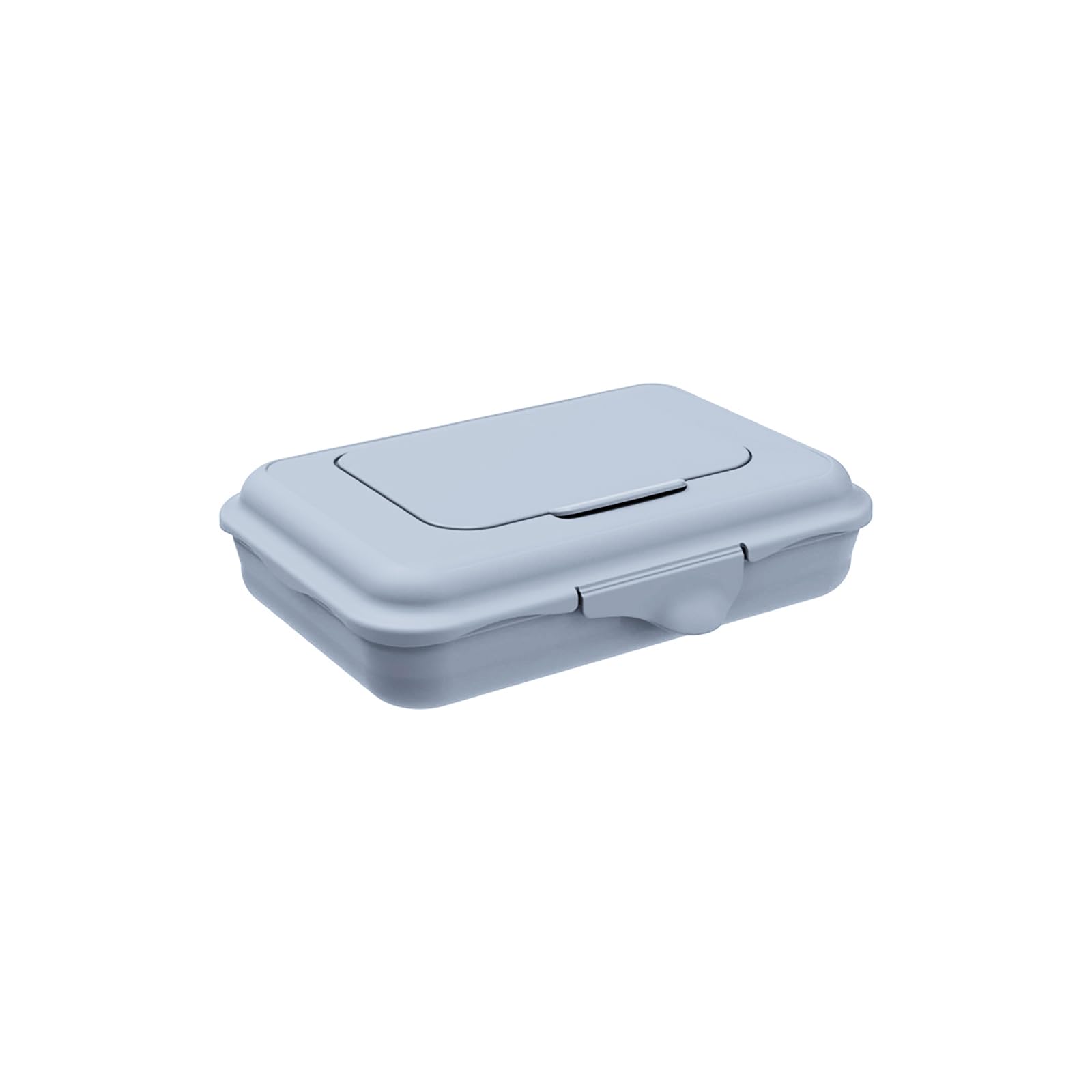 Rotho Babydesign Caja para toallitas húmedas azul 0,45 l – Caja de almacenamiento para toallitas húmedas, toallitas de bebé, toallitas de limpieza, dispensador de toallitas herméticas rellenables