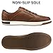 Jousen Men's Casual Dress Shoes Mens Fashion Sneakers Comfortable Business Wide Office Men Footwear (A81Q07W Dark Brown 14)
