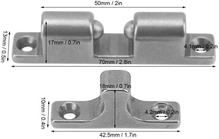 ボールテンションラッチキャビネットテンションキャッチ70mmステンレススチール製密閉型船舶ヨットRVドア金具