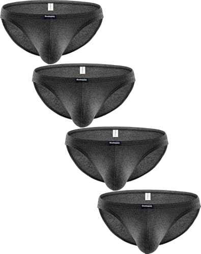 Men's Multipack Modal Microfiber Briefs Sport Summer Bikini Underwear