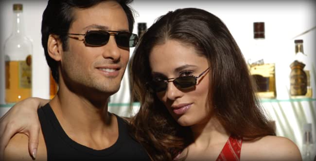 Visionaries Spring Clip on Sunglasses - Polarized Lens in Black Frame, Round Shape4