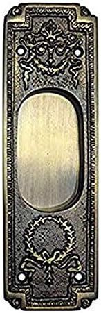 Adonai Hardware Hazargaddah Brass Decorative Flush Pull (Supplied as 2 Pieces per Pack) (Antique Brass)
