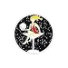 Golfaholic Glitzy Ball Marker & Swarovski Crystal Accent with Magnetic Hat Clip