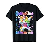 Photo Gallery madrina del compleanno principessa ragazza dabbing unicorno maglietta Photo Gallery madrina del compleanno principessa ragazza dabbing unicorno maglietta