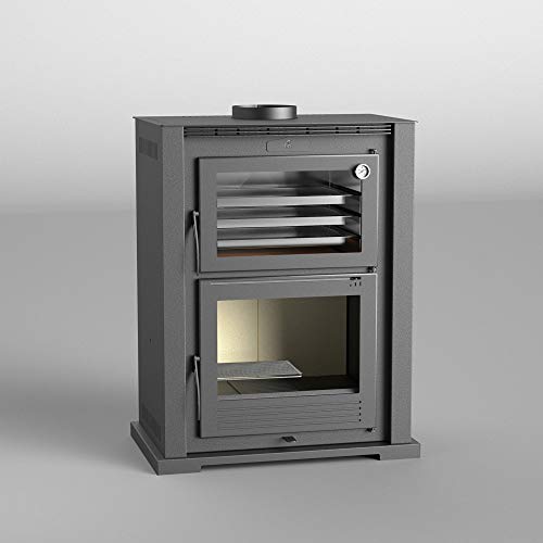 Horno Leña Fm- Interior Vermiculita Modelo Hl-100 En Oferta Horno Leña Frontal Hl-100 - Fm Calefaccion - Interior Vermiculita - Bandeja 500 X 350 Mm..