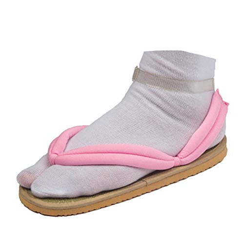 Demon Slayer: Kimetsu no Yaiba Cosplay Clog Shoes Cosplay Prop Demon Slayer Oshitari (Kamado Nezuko,6-7.5 24cm)