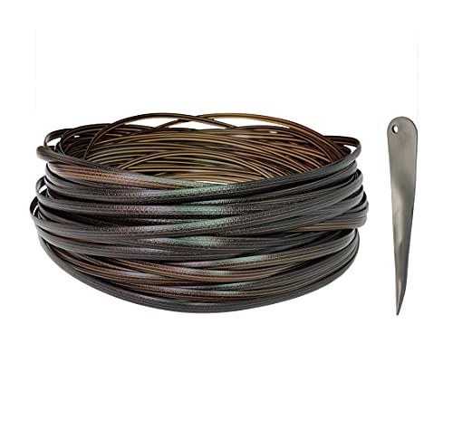 Feyart Rattan-Reparatur-Set für Gartenmöbel, Rattan, 8 mm, inkl. Webwerkzeug, Reparatur-Set für Tisch, Stuhl, Sofa, Farbverlauf, Braun Cover