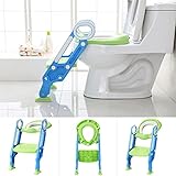 MINGYI Reducteur Toilette Enfant avec échelle Réglable, Sičge de Toilette pour Enfants, En...