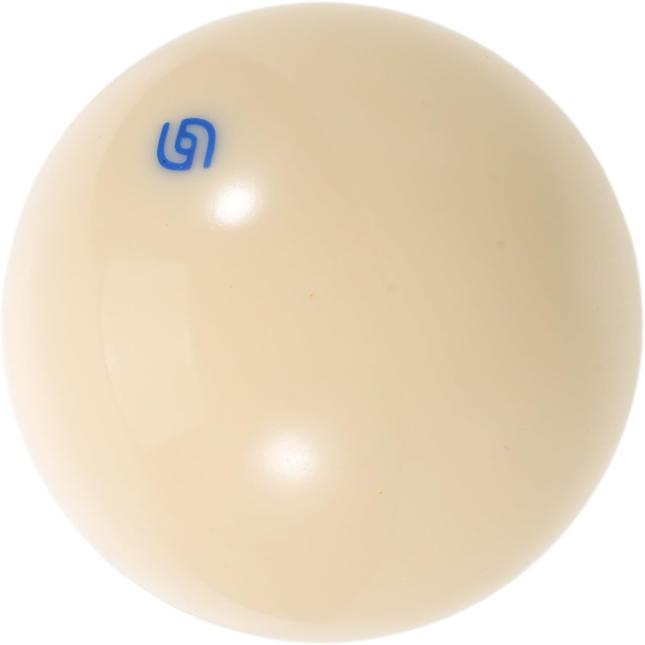 Cabilock Billiard Cue Ball Pool Training Ball 2-1/4" Standard White with Blue Dot for Practice and Snooker Table Use