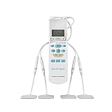 Tens Muscle Stimulator Unit - Digital Display Pulse Massager for Back and Knee Pain Relief - Physical Electro-Therapy or Rehabilitation by Bluestone