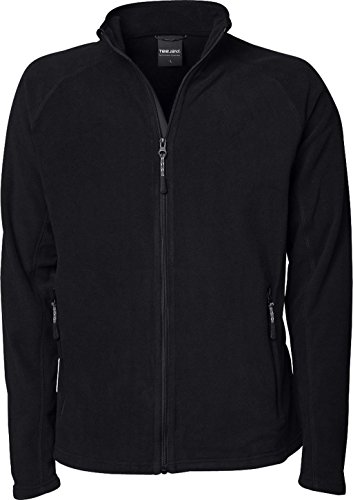 Image of Tee Jays Mens Full Zip Active Lightweight Fleece Jacket (3XL) (Black)