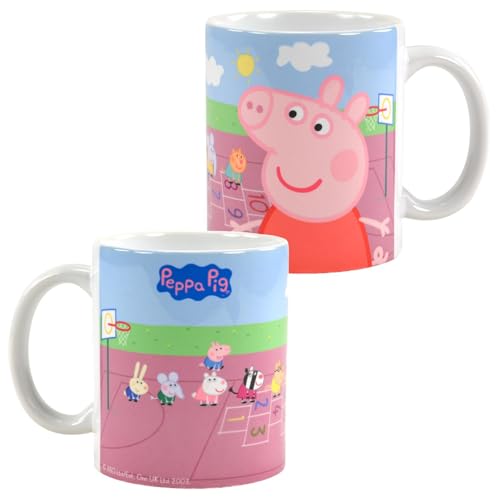 Peppa Wutz Tasse de 320 ML, en céramique, Multicolore, 1 pièce (1 pièce)